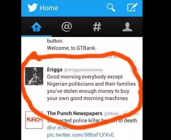 Nigerians Are No Longer Happy With Politicians....See This Screenshot!